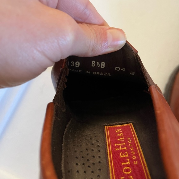 Never worn Cole Haan leather country loafers - Picture 9 of 11